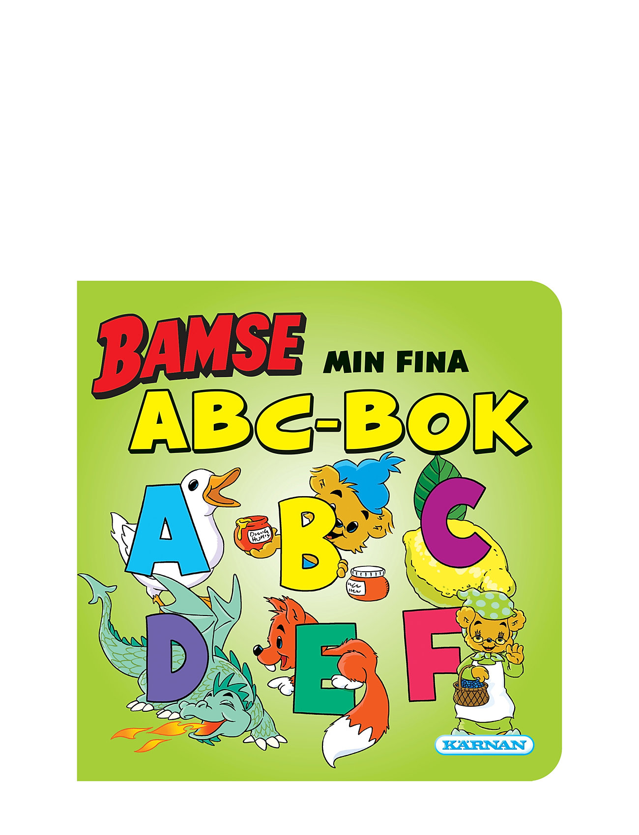 Kärnan Bamse Min Fina Abc-Bok Multi/patterned