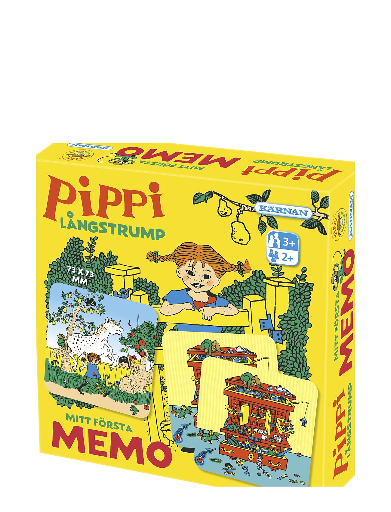 Mitt Första Memo Pippi Långstrump Patterned Kärnan