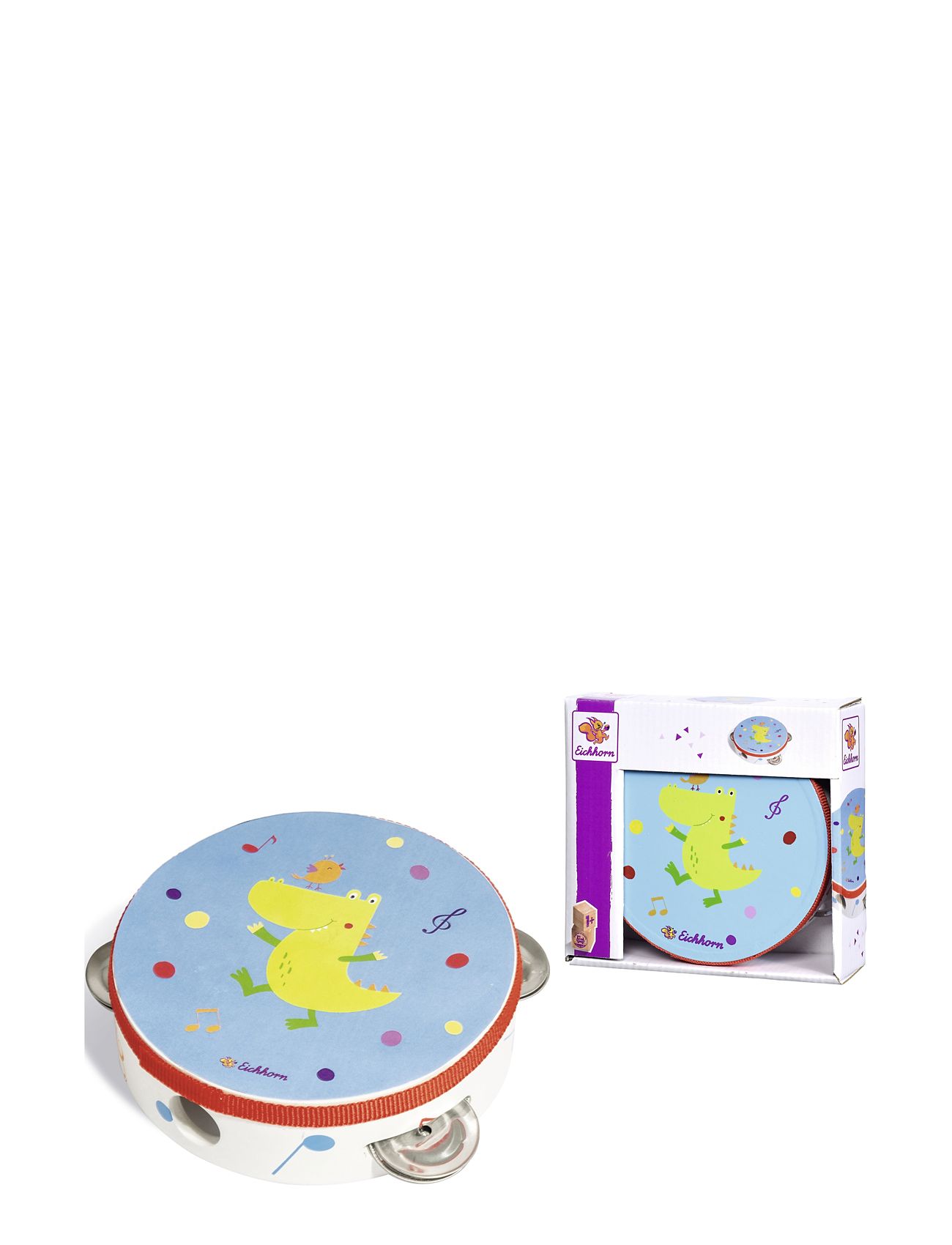 Eichhorn - Music Tambourine Toys Musical Instruments Blue Eichhorn