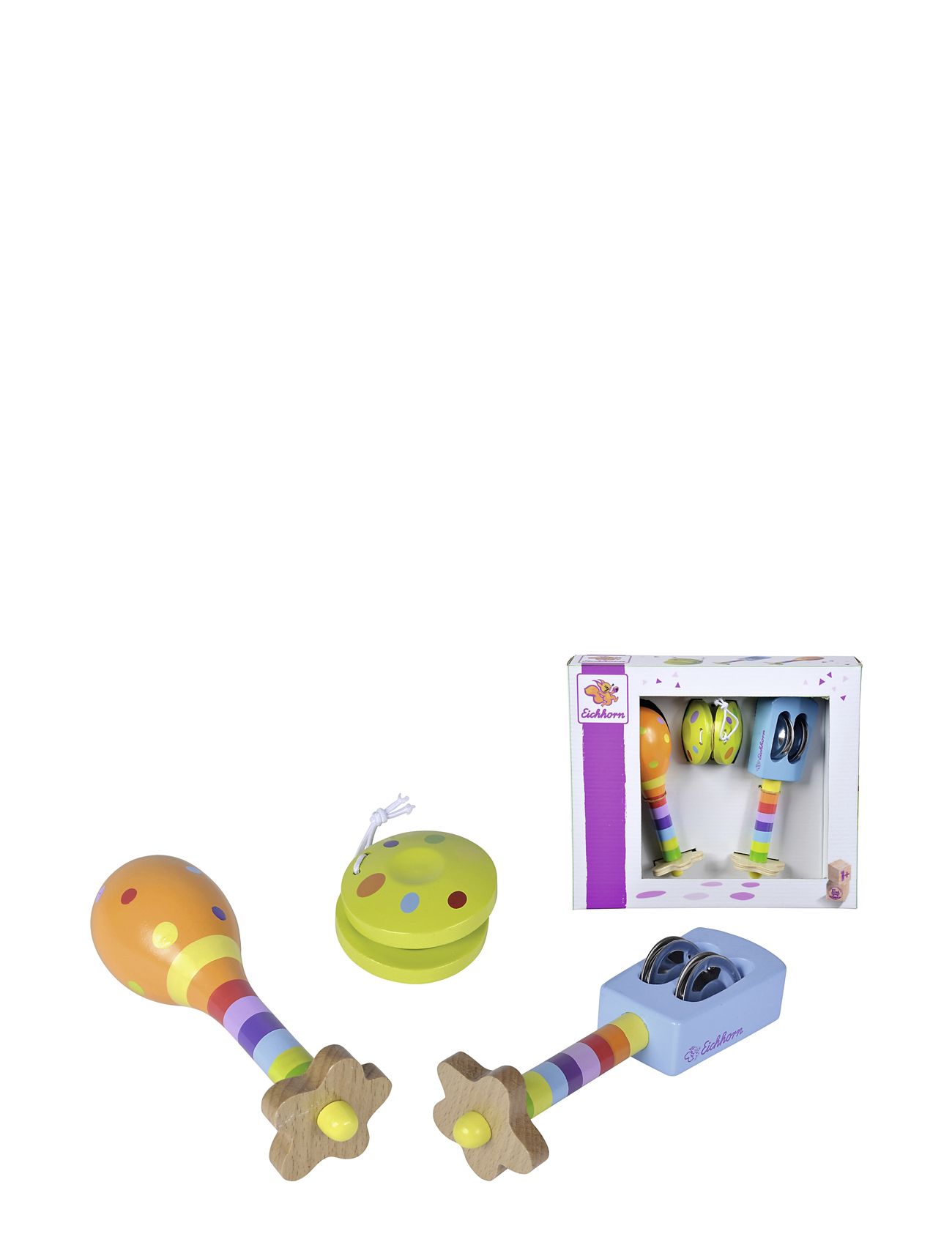 Eichhorn - Music Set With Maracas Toys Musical Instruments Multi/patterned Eichhorn