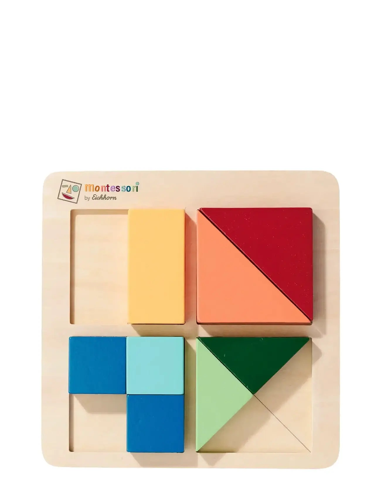 Eichhorn Eichhorn Montessori Shape Puzzle, One Size, Multi/patterned, Puslespil > Puslespil Af Træ, Børn