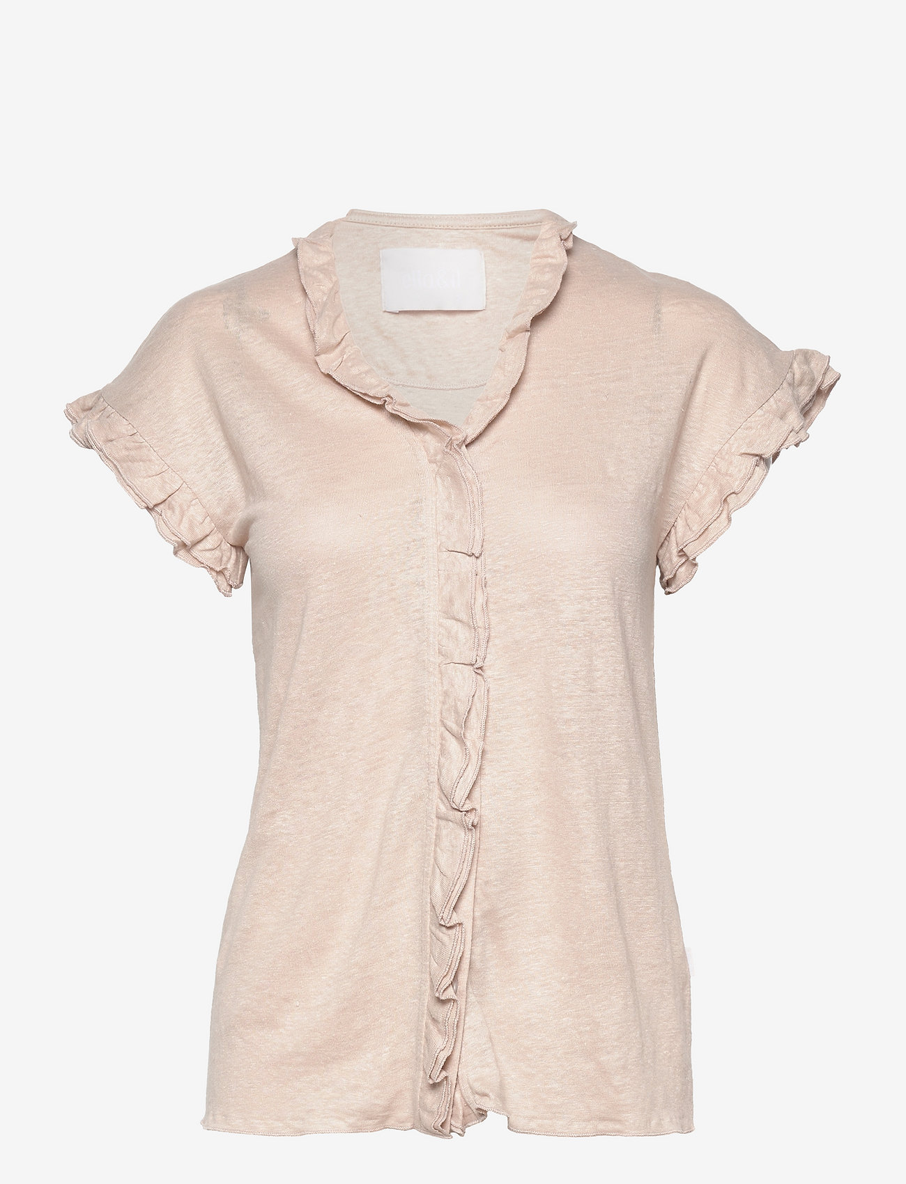 ella&il Karianne Linen Tee - Short-sleeved blouses | Boozt.com