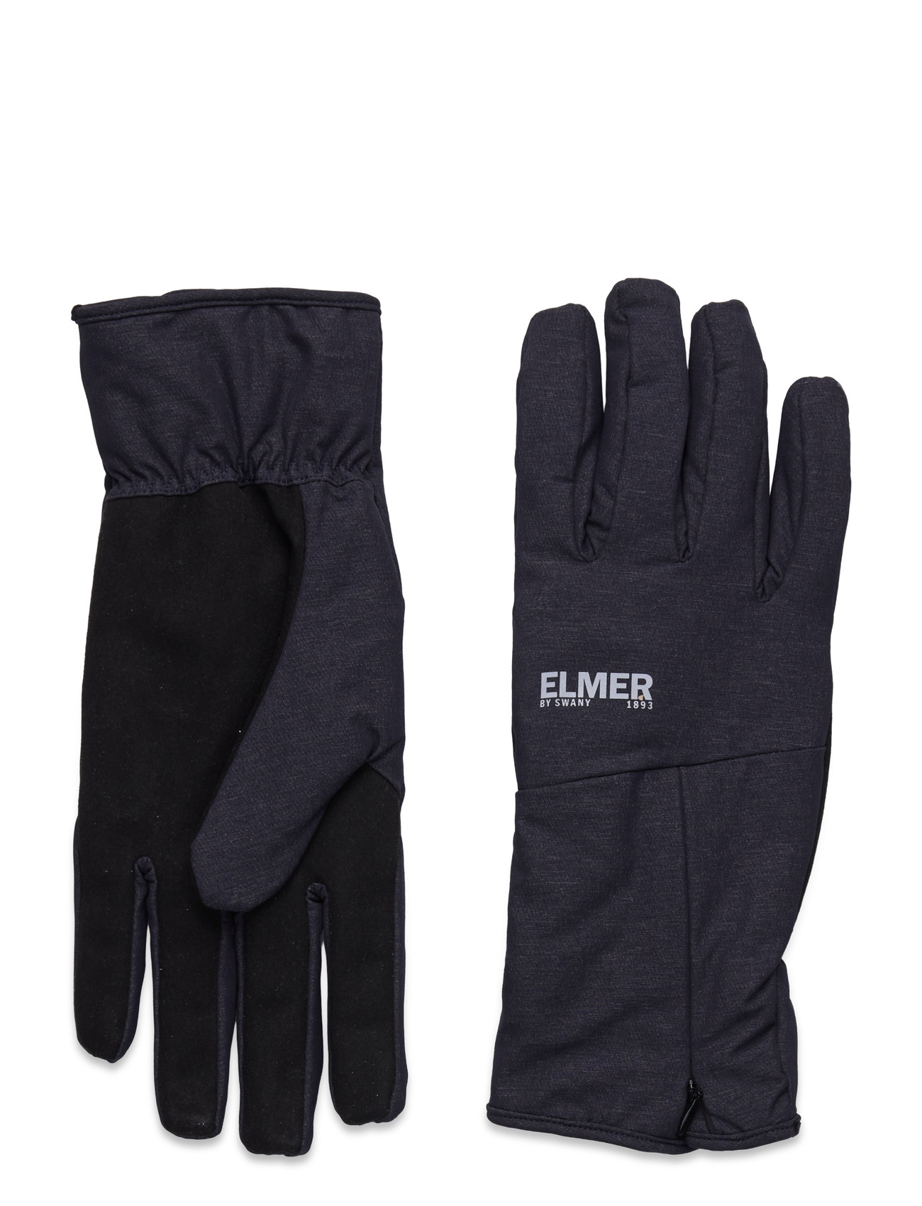 ELMER BY SWANY Zipper Cuff Glove -Charcoal Schwarz - M - Herren