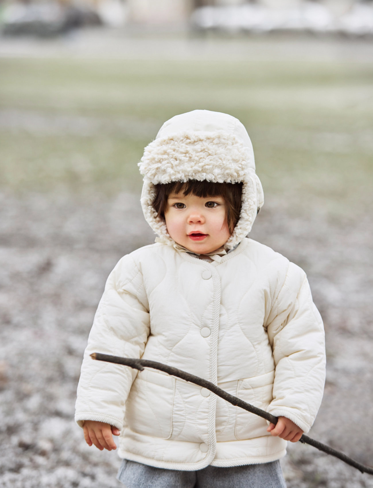 Elodie Details Winter Cap - Soft Sherpa, 2-3Y, White, Huer > Vinterhuer, Børn