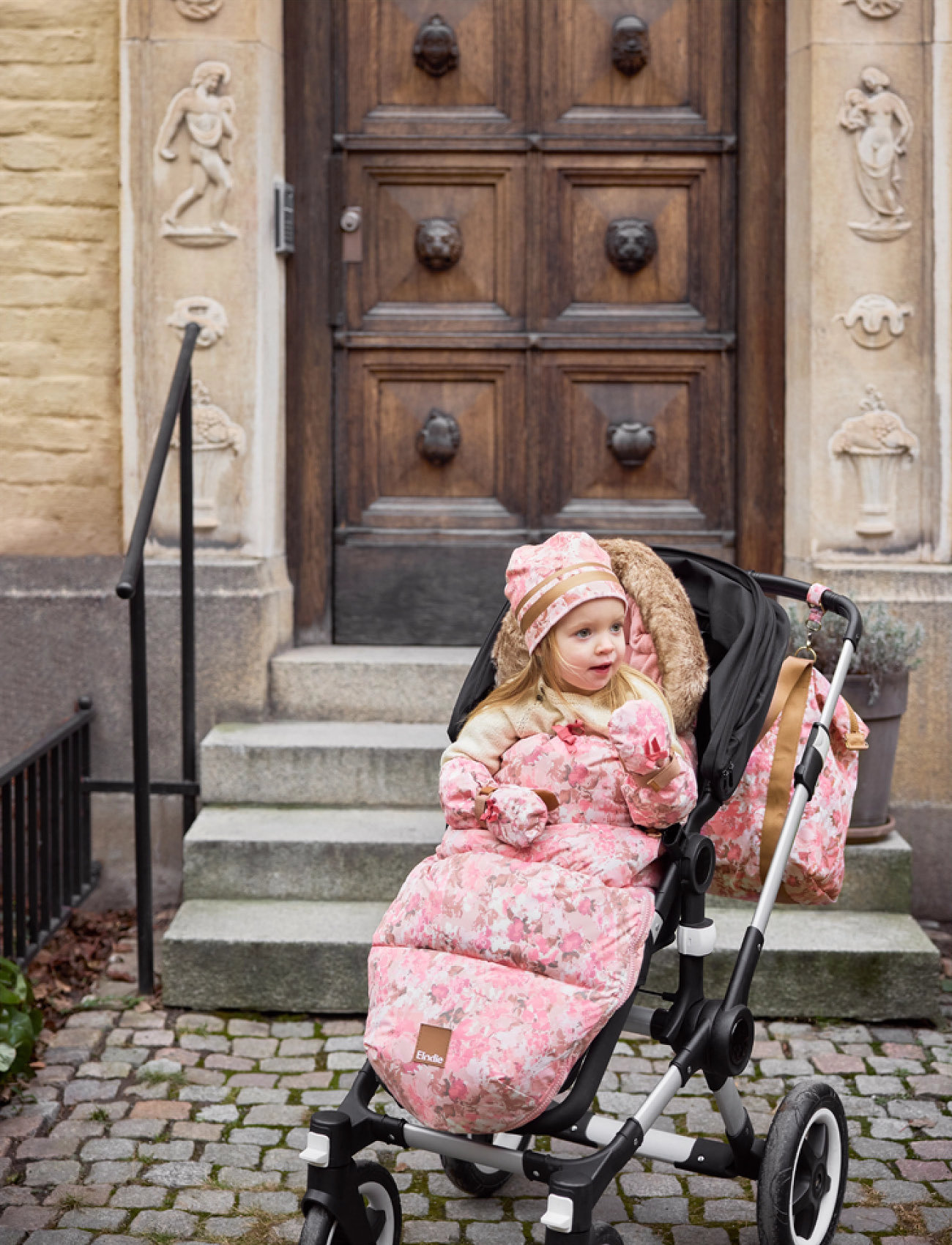 Elodie Details Mittens - River Rose 1-3 Years, 1-3Y, Pink, Handsker & Luffer > Handsker, Børn