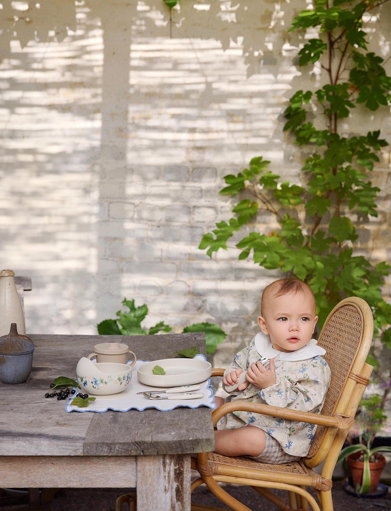 Elodie Details Silicone Bowl Set Fairytale Forest, One Size, White, Tallerkener Og Skåle > Skåle, Børn