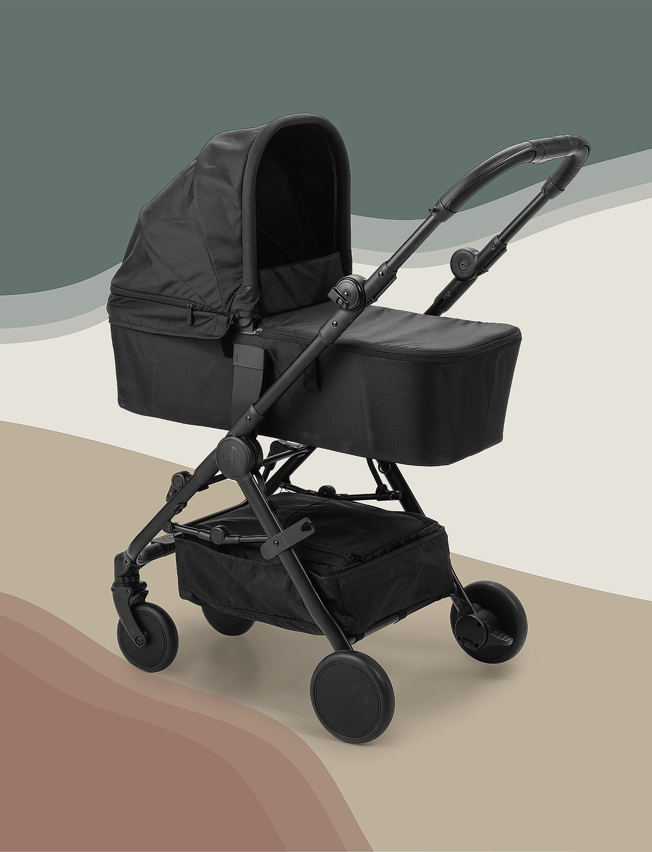 Elodie Details - MONDO Carry Cot - Black - stroller accessories - black - 0