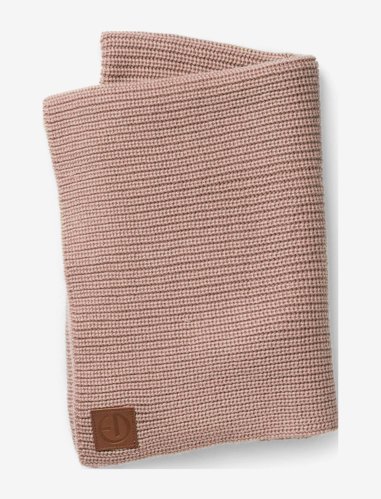 Elodie Details - Wool Knitted Blanket - Faded Rose - blankets - faded rose - 0