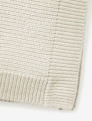 Elodie Details - Wool Knitted Blanket - Vanilla White - blankets - vanilla white - 3