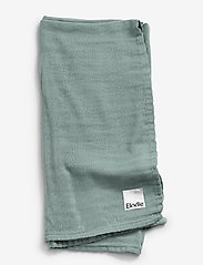 Elodie Details - Bamboo Muslin Blanke - Mineral Green - muslin blankets - mint - 0