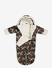 Elodie Details - Baby Overall - White Tiger - footmuffs - brown/white - 1