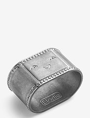 Napkin Ring - Antique Silver - MATT SILVER