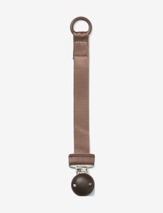 Pacifier Clip Wood - Chocolate - napphållare - brown