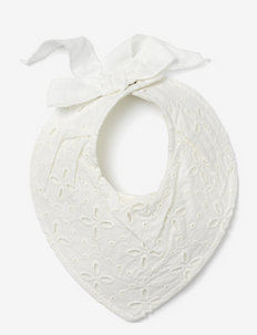 Drybib - Embroidery Anglaise - smekker - white