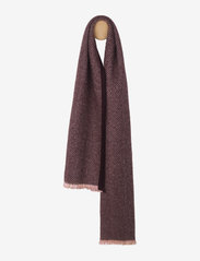 Edinburgh scarf - NUDE/CHOCOLATE