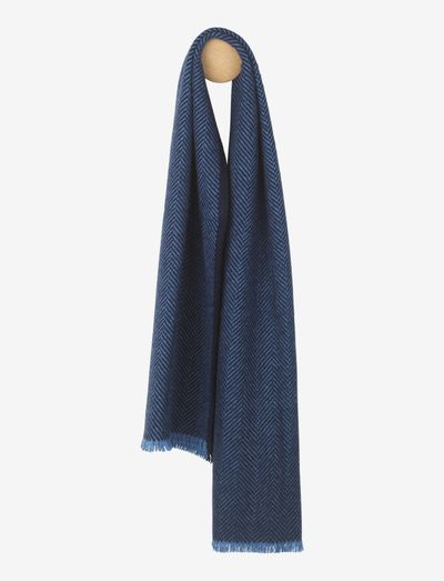Edinburgh scarf - winter scarves - ocean blue/navy