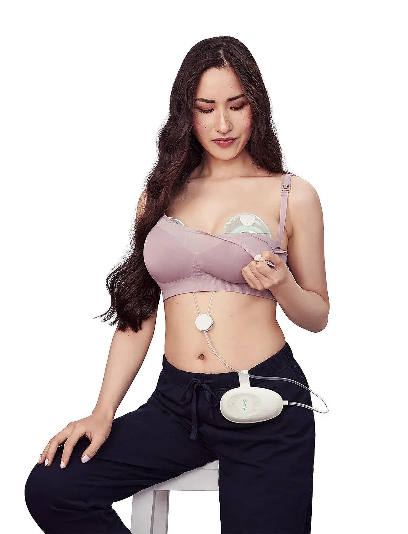 Elvie Elvie Stride Double, One Size, White, Ammeprodukter > Brystpumper Og Tilbehør, Børn