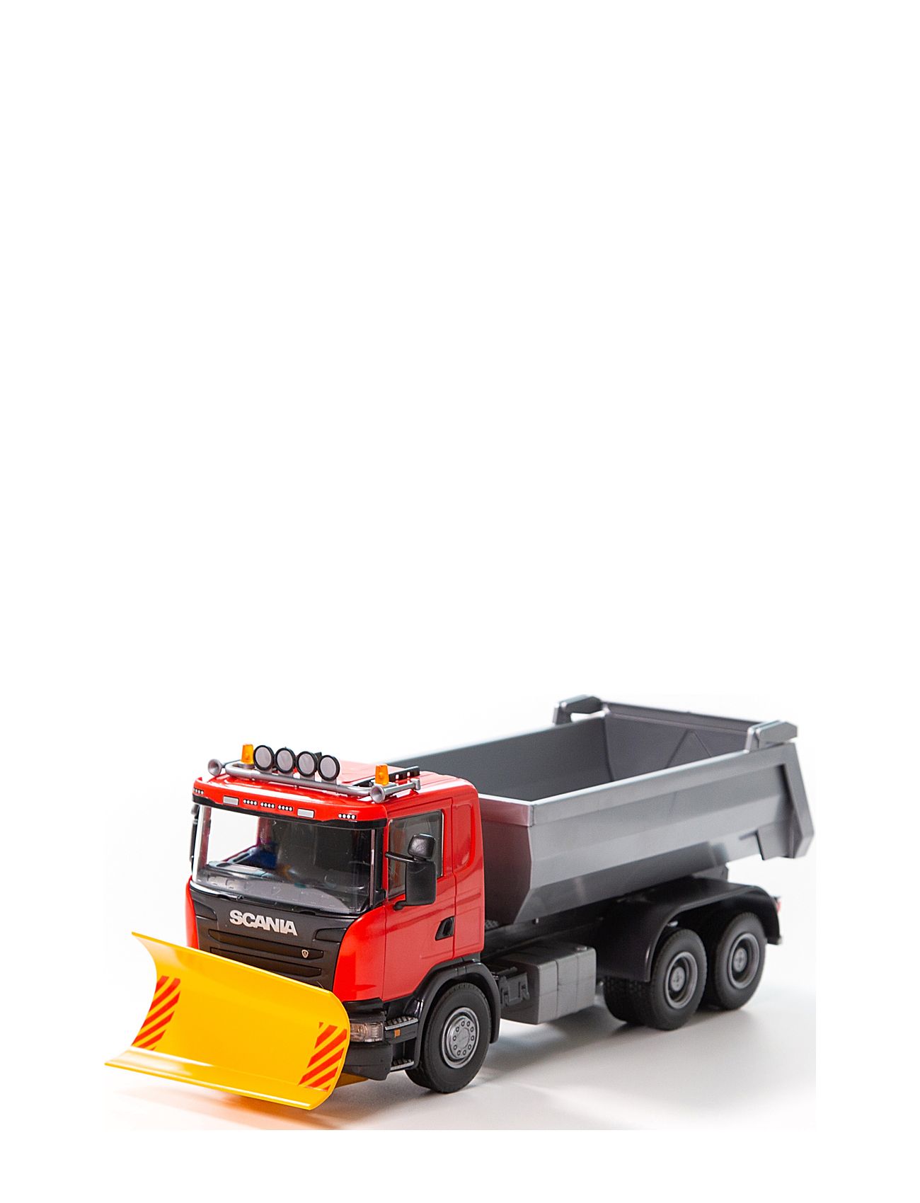 Scania Tipplastbil M Plog Röd Toys Toy Cars & Vehicles Toy Vehicles Construction Cars Multi/patterned EMEK