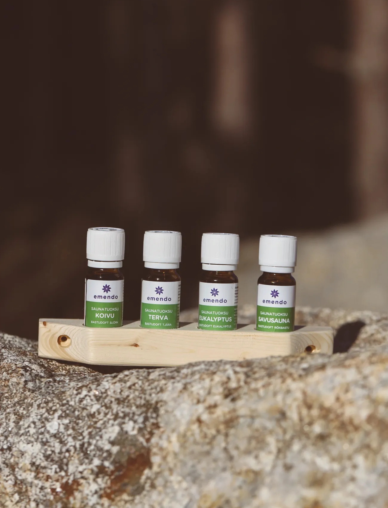 Emendo Sauna Fragrances + Wall Rac, 10 ml, Nude, Krop > Kropsolier, Dame