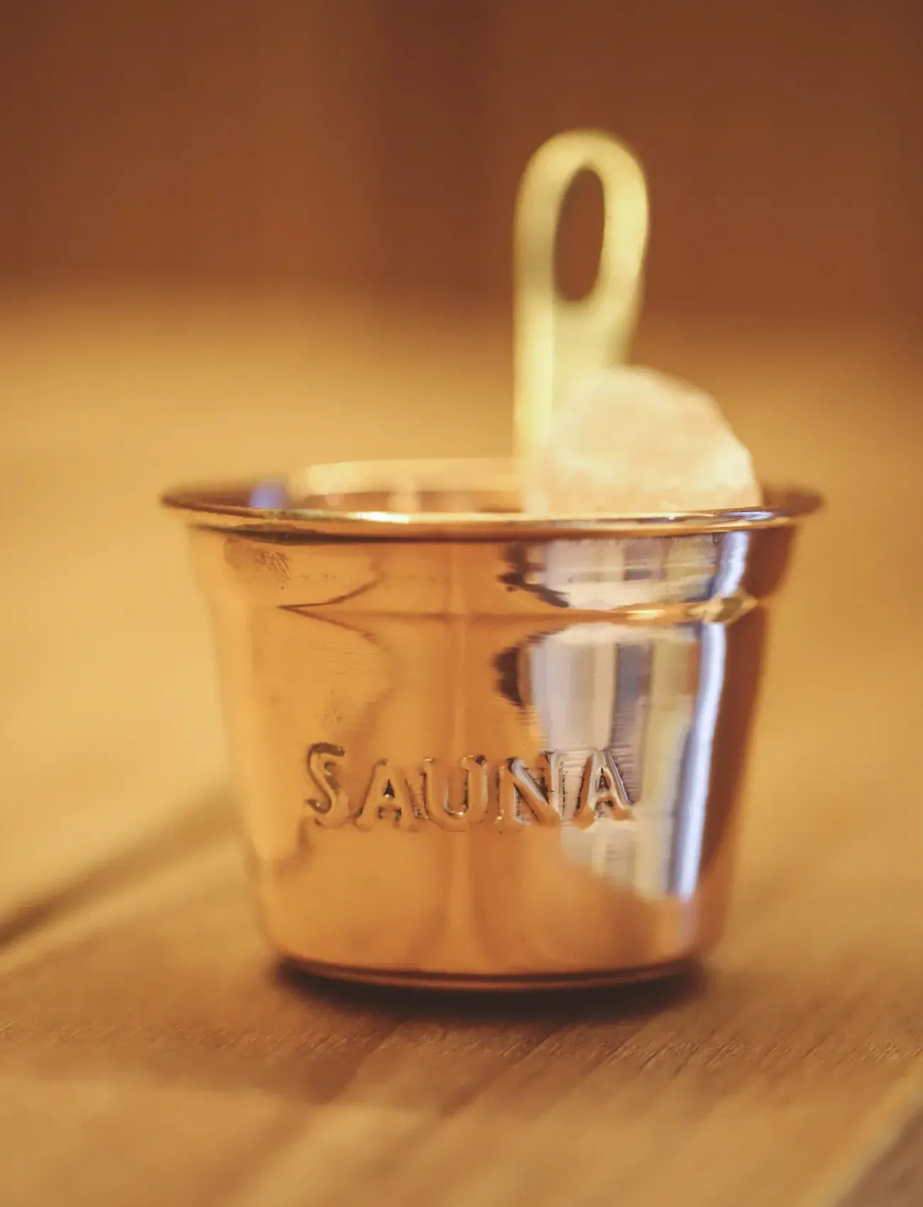 Emendo Sauna Salt Cup, One Size, Brown, Skin Care > Accessories For Sauna, Dame