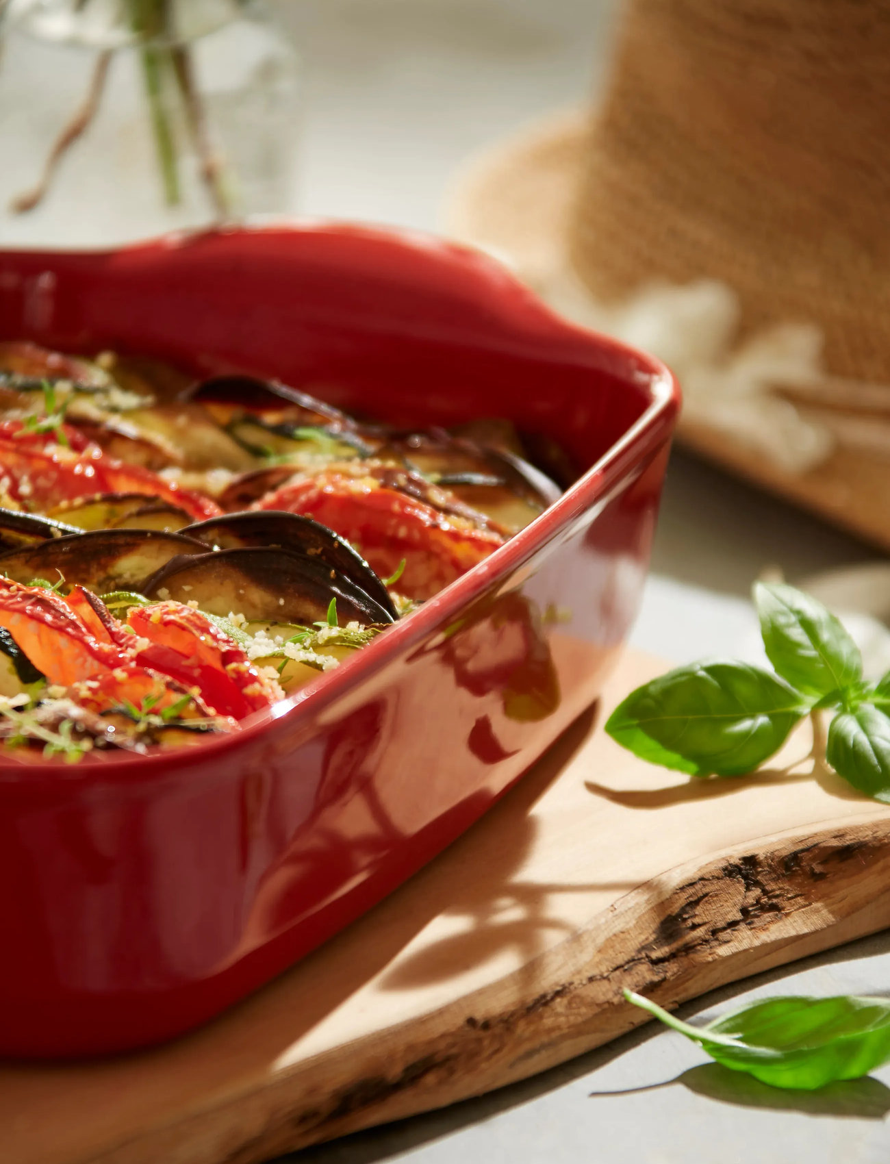 Emile Henry Large Rectangular Oven Dish, 4 L, Red, Køkken > Ovnforme, Unisex