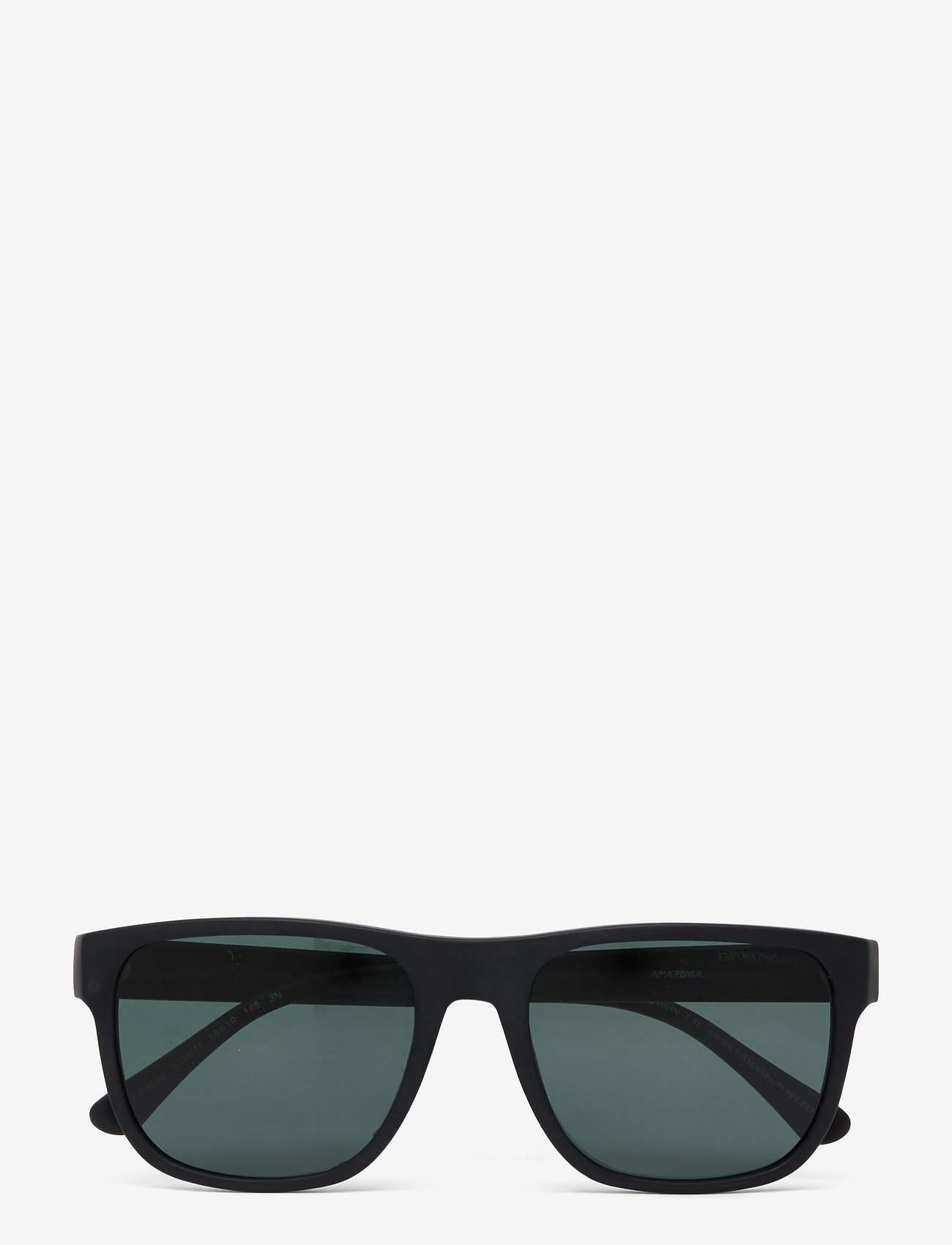 emporio armani matte black sunglasses