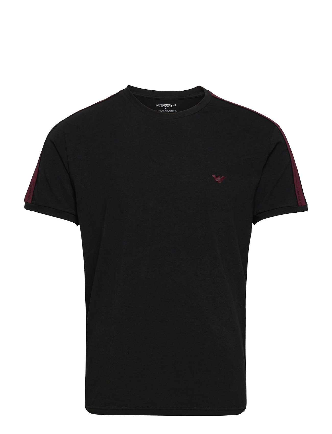 Men'S Knit T-Shirt T-shirts Short-sleeved Musta Emporio Armani