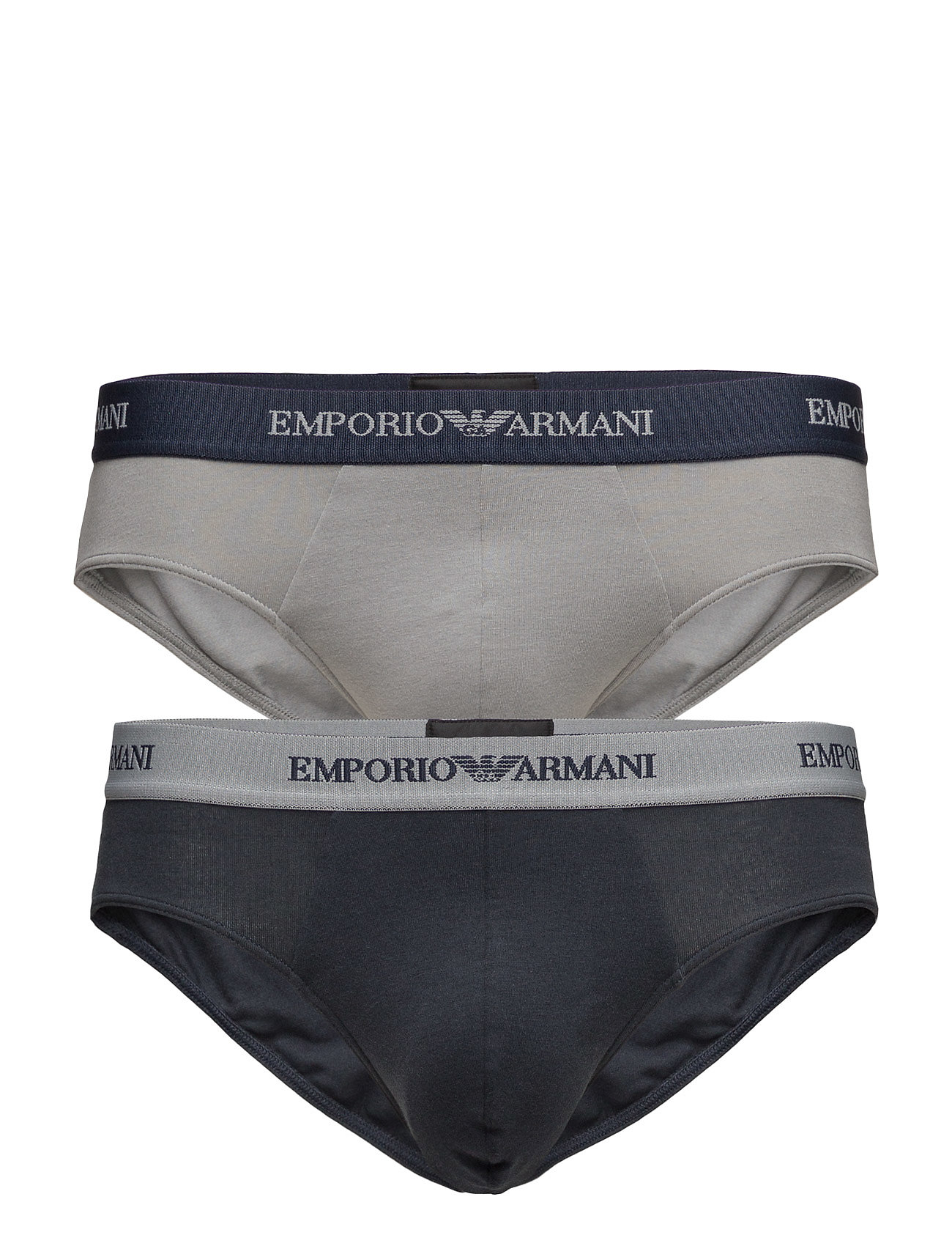 Mens Knit 2Pack Brie Underbukser Y-front Briefs Multi/patterned Emporio Armani