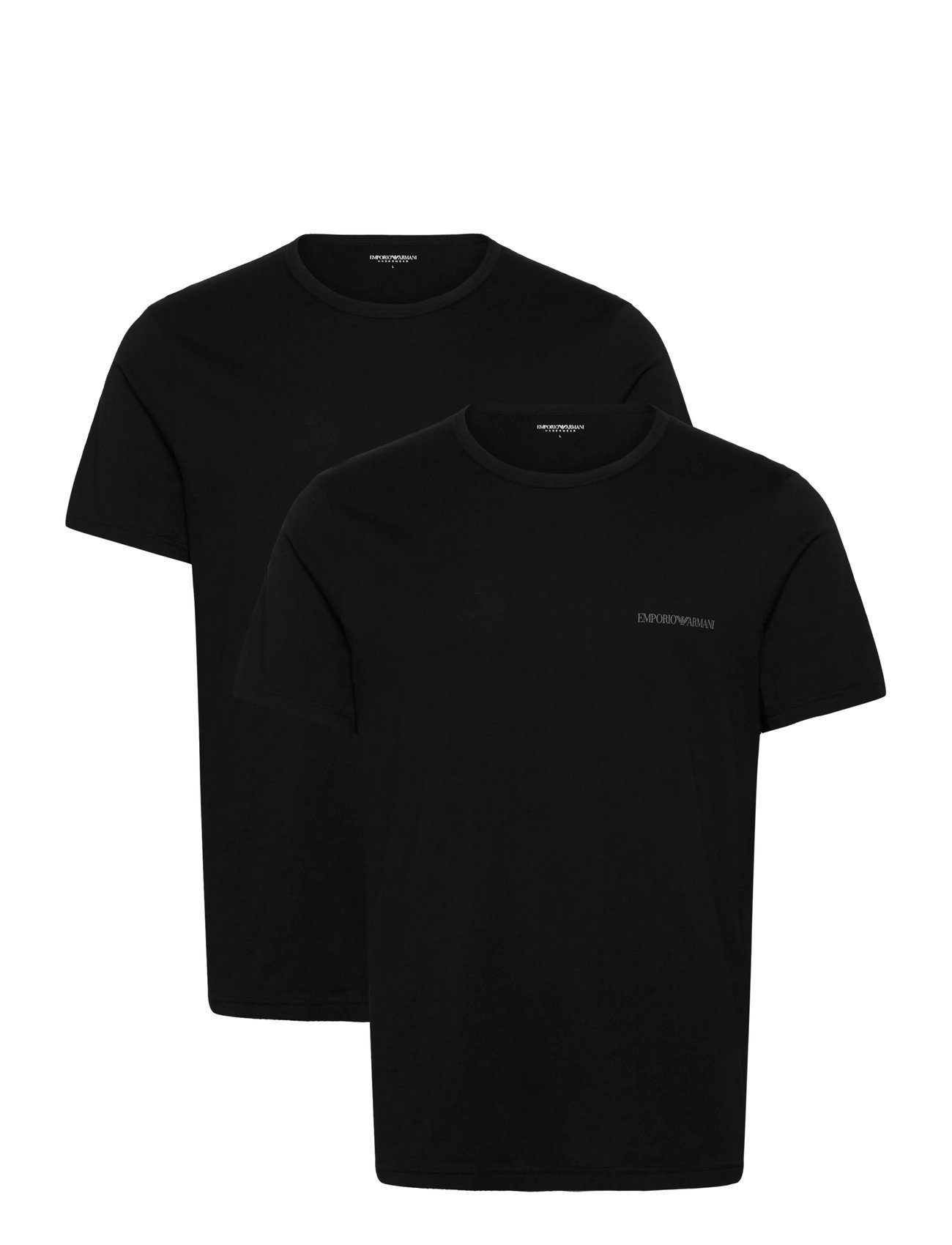 EMPORIO ARMANI 2 Pack Oberteil Schwarz - L - Herren