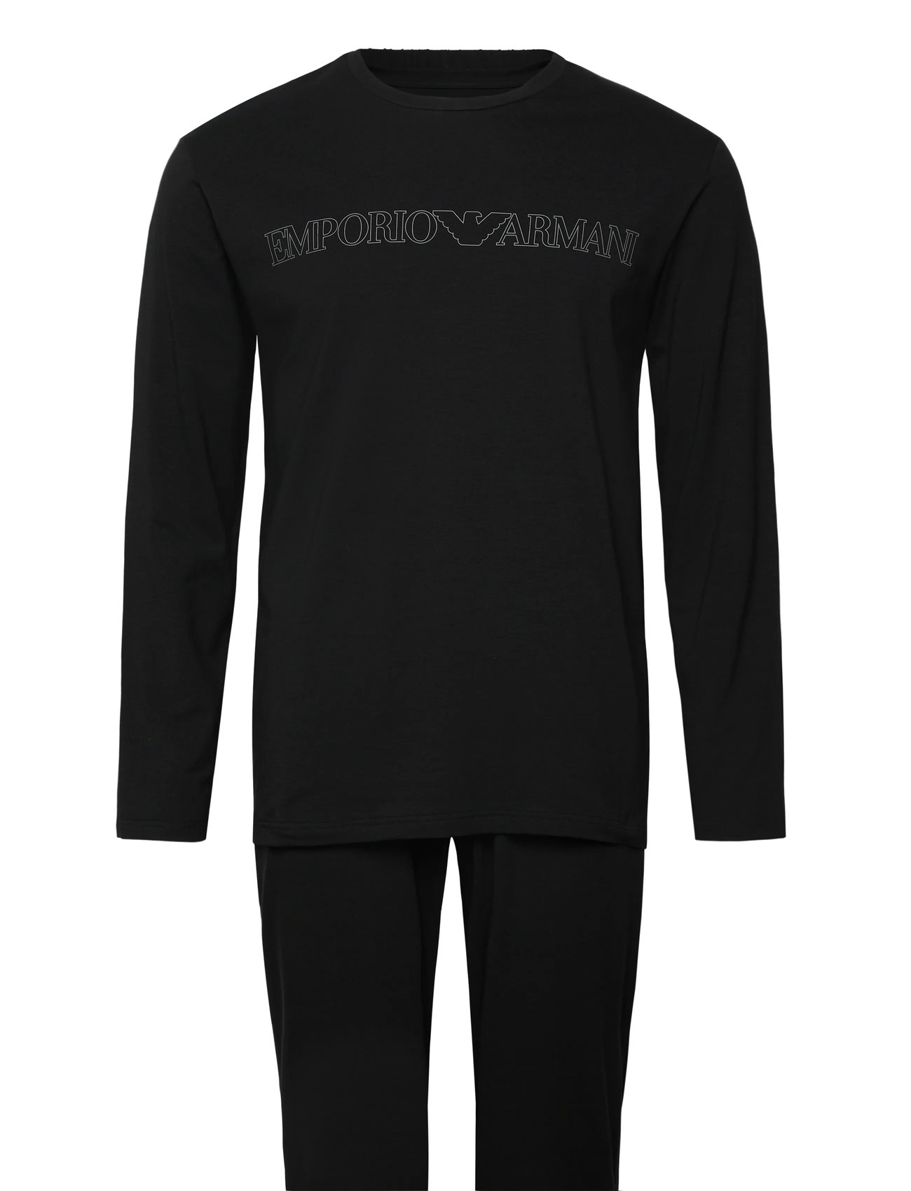 EMPORIO ARMANI Nachtwäsche Pyjama Schwarz - S - Herren