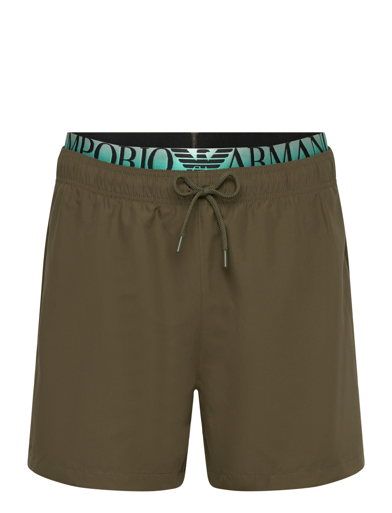 Emporio Armani Boxer Beachwear, M, Khaki green, Badetøj > Shorts, Herre