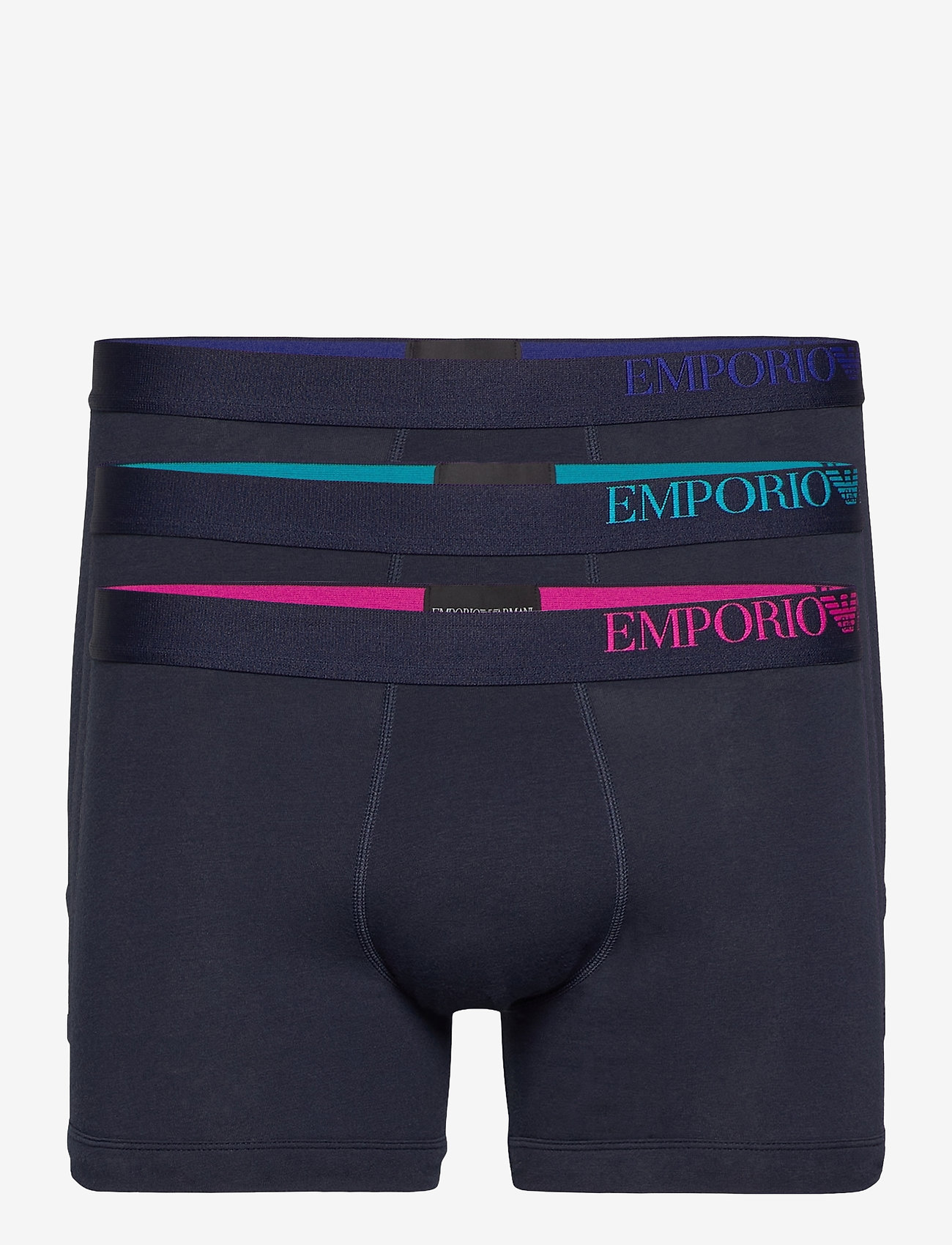 Emporio Armani Men's Knit 3-pack Boxershorts - Undirbuxur | Boozt.com