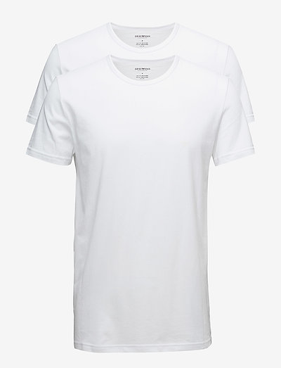 MENS KNIT 2PACK TSH - multipack t-shirts - bianco/bianco