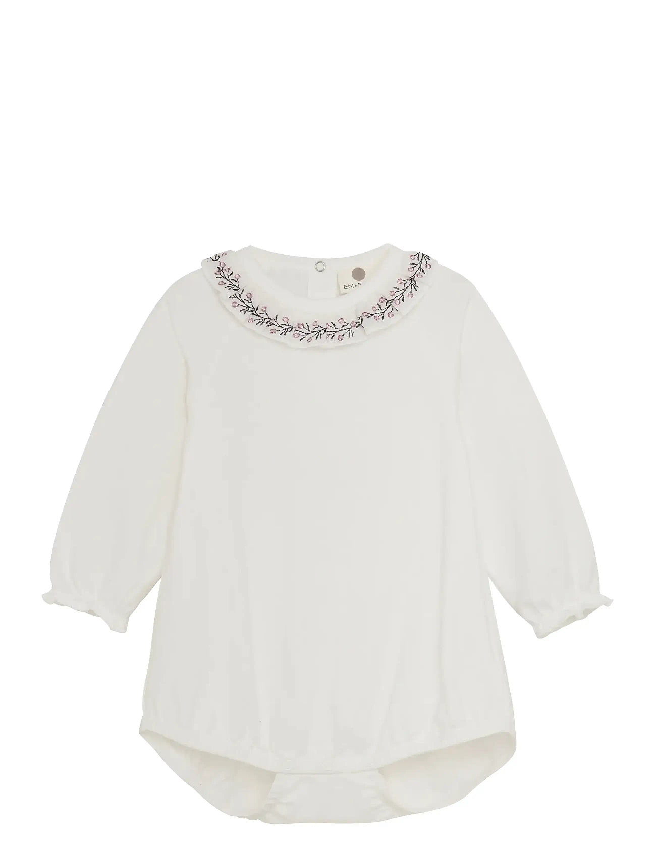 EN FANT Body Ls Collar Weiß - 80 - Kinder
