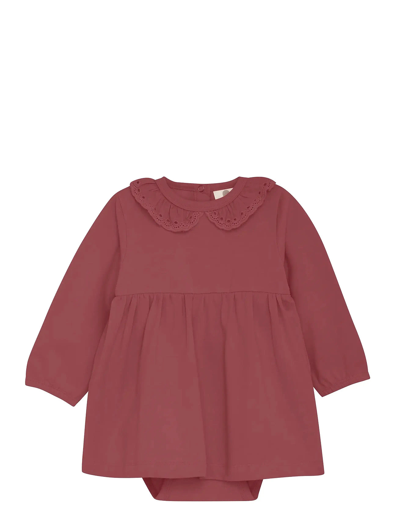 EN FANT Body Kleid Ls Rot - 62 - Kinder