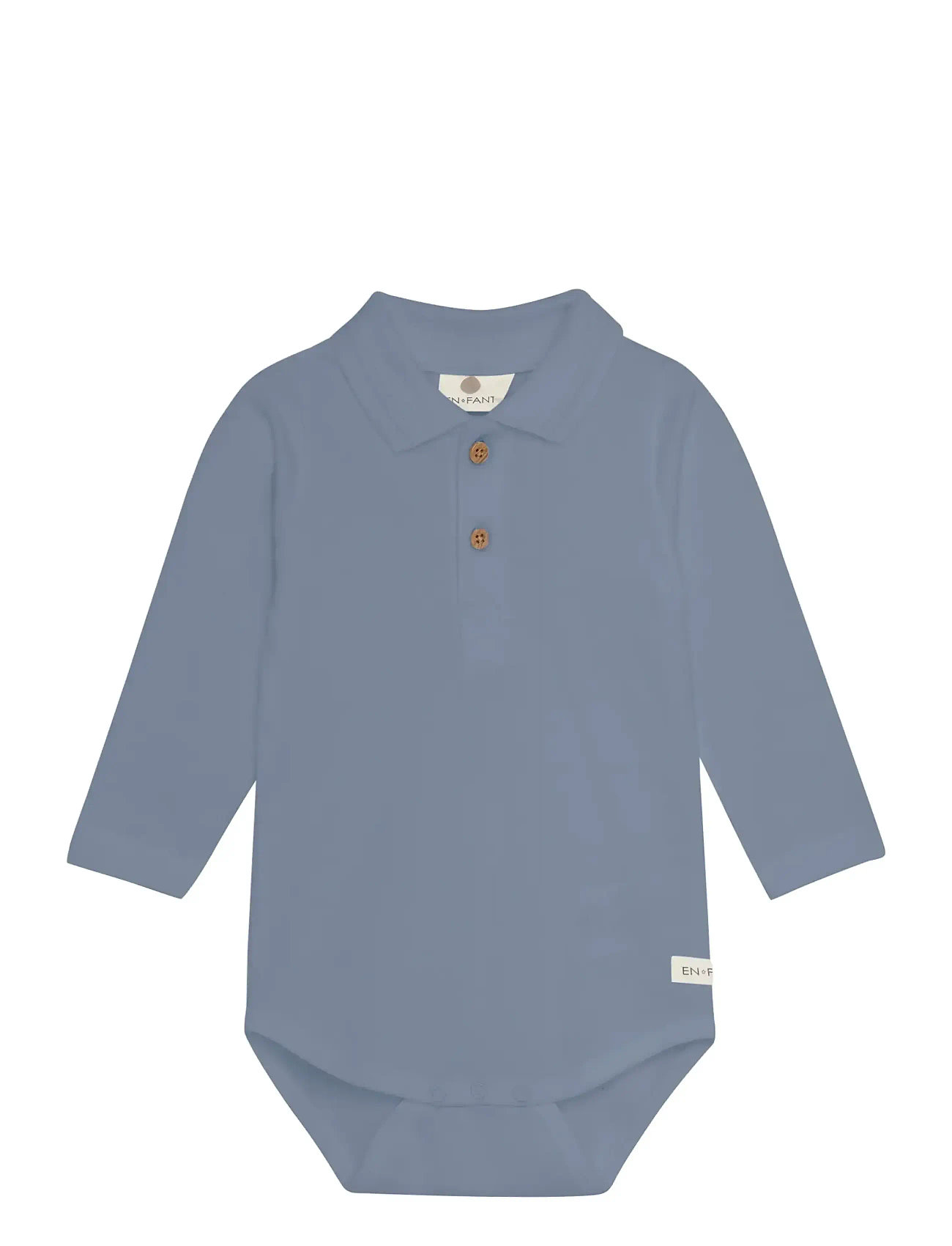 EN FANT Body Ls Polo Blau - 68 - Kinder