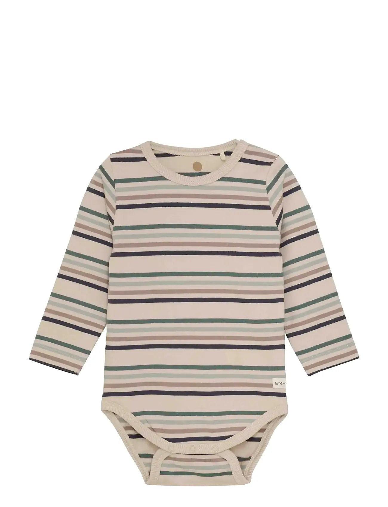 En Fant Body Ls Stripe, 68, Cream, Bodys > Langærmede, Børn