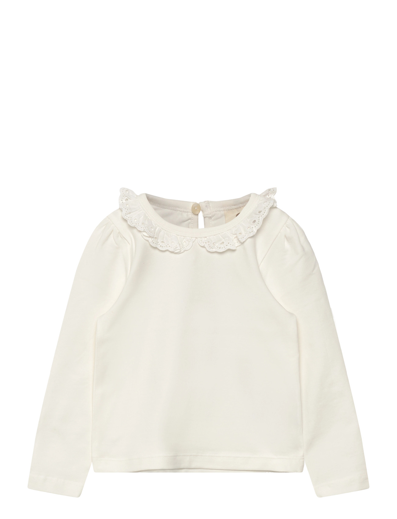 EN FANT T-Shirt Ls Cream - 122 - Kinder