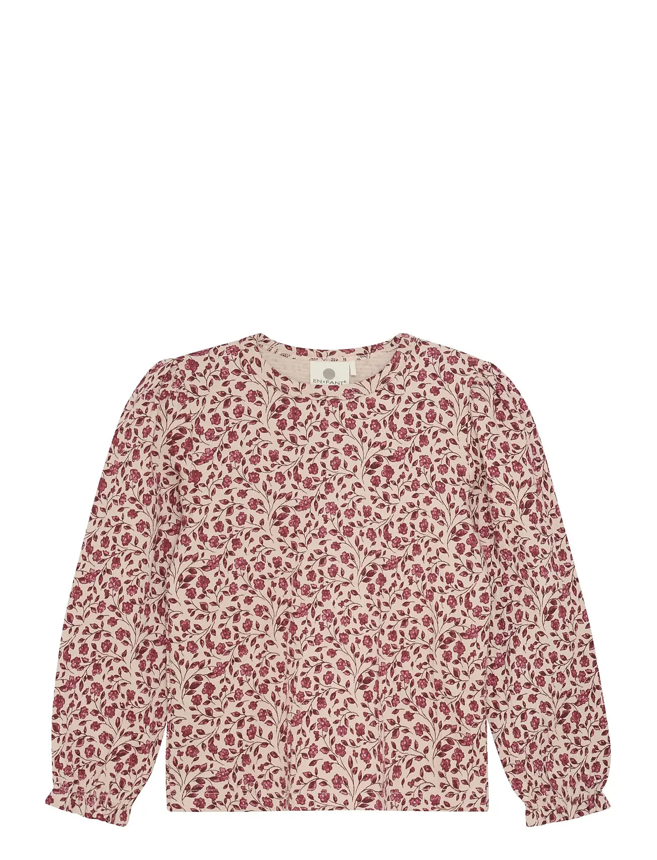 EN FANT T-Shirt Ls Pink - 128 - Kinder