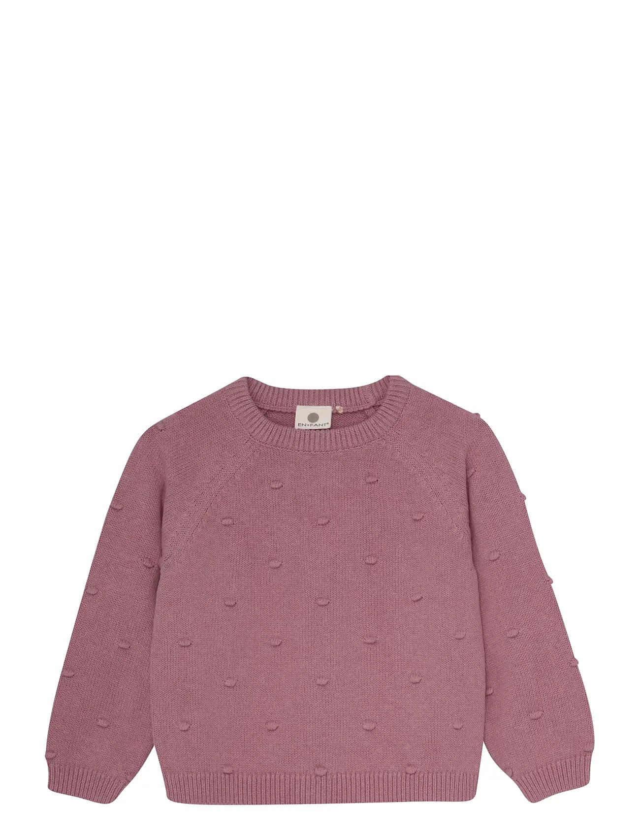 En Fant Pullover Knit W. Wool, 116, Pink, Strik > Pullovere, Børn