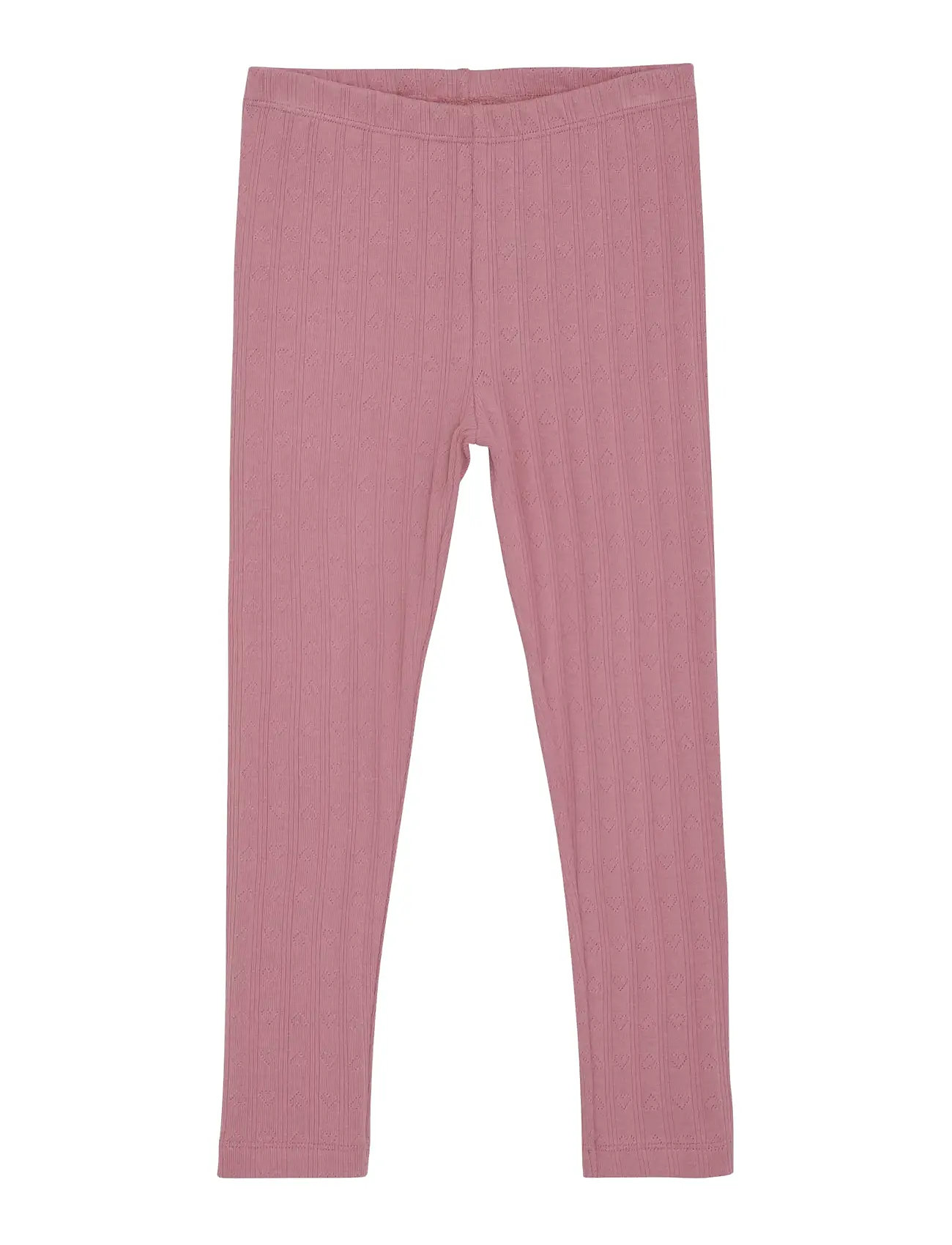 EN FANT Leggings Pointelle Pink - 122 - Kinder
