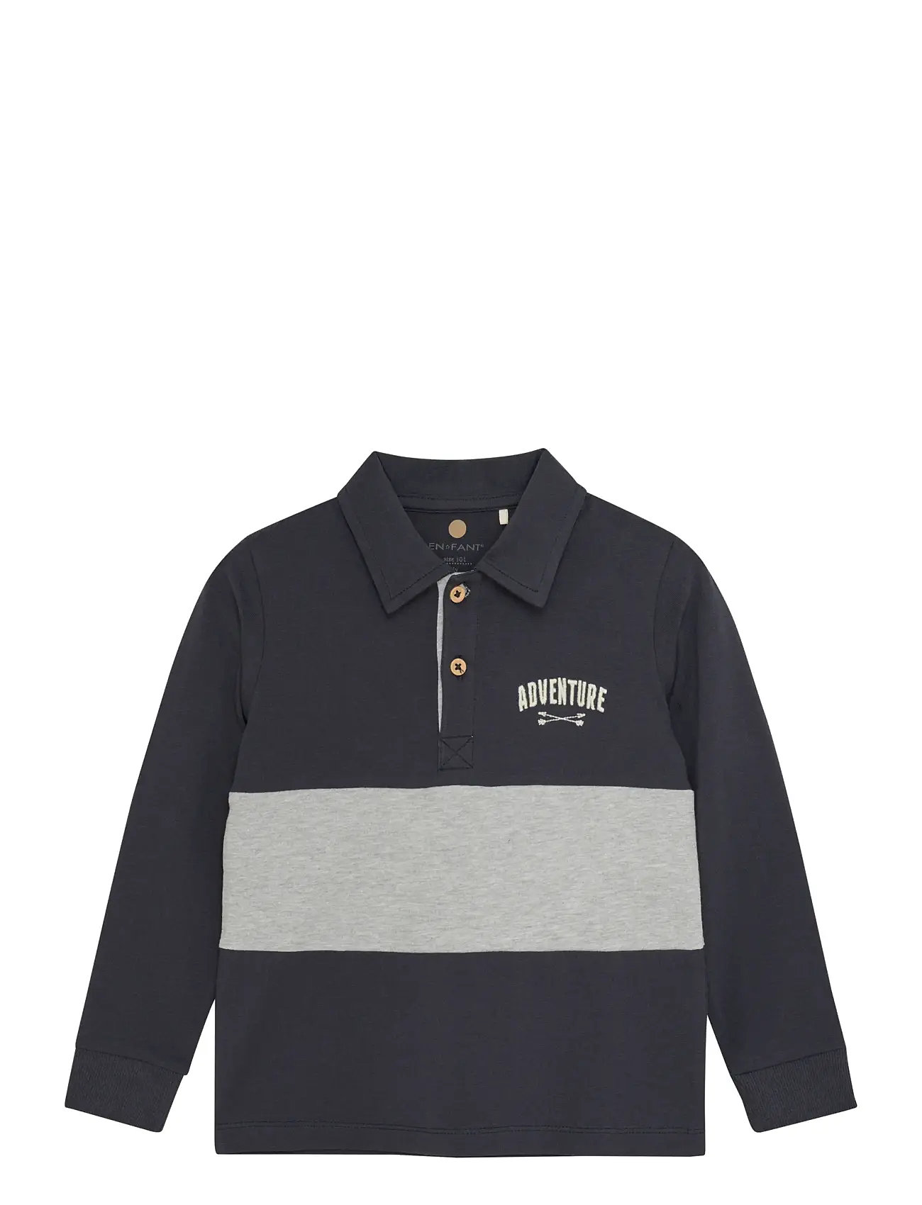 En Fant Polo Ls, 128, Navy, Polo Skjorter > Langærmede Polo Shirts, Børn