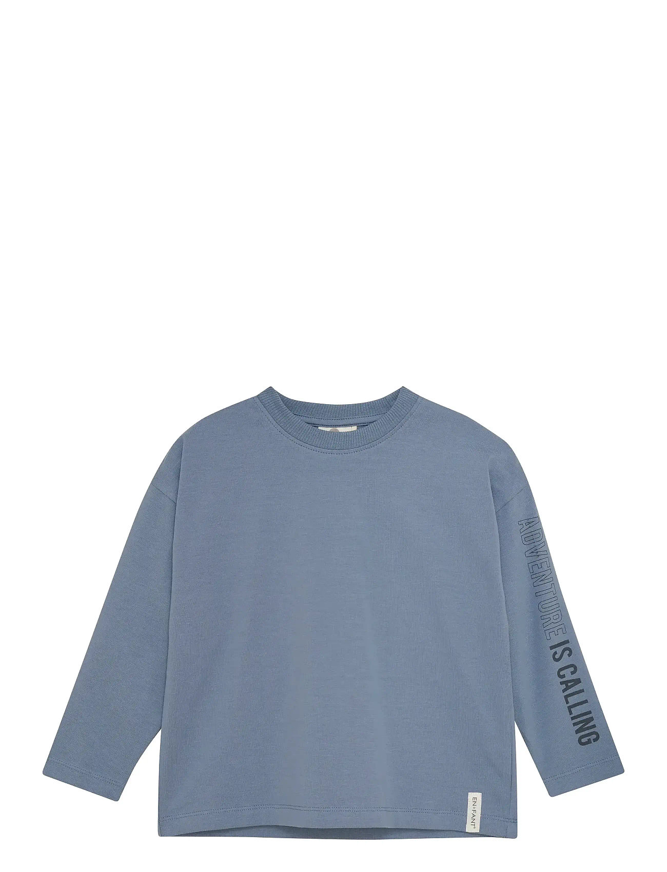 En Fant T-Shirt Ls Oversize, 116, Blue, T-Shirts > Langærmede T-shirts, Børn