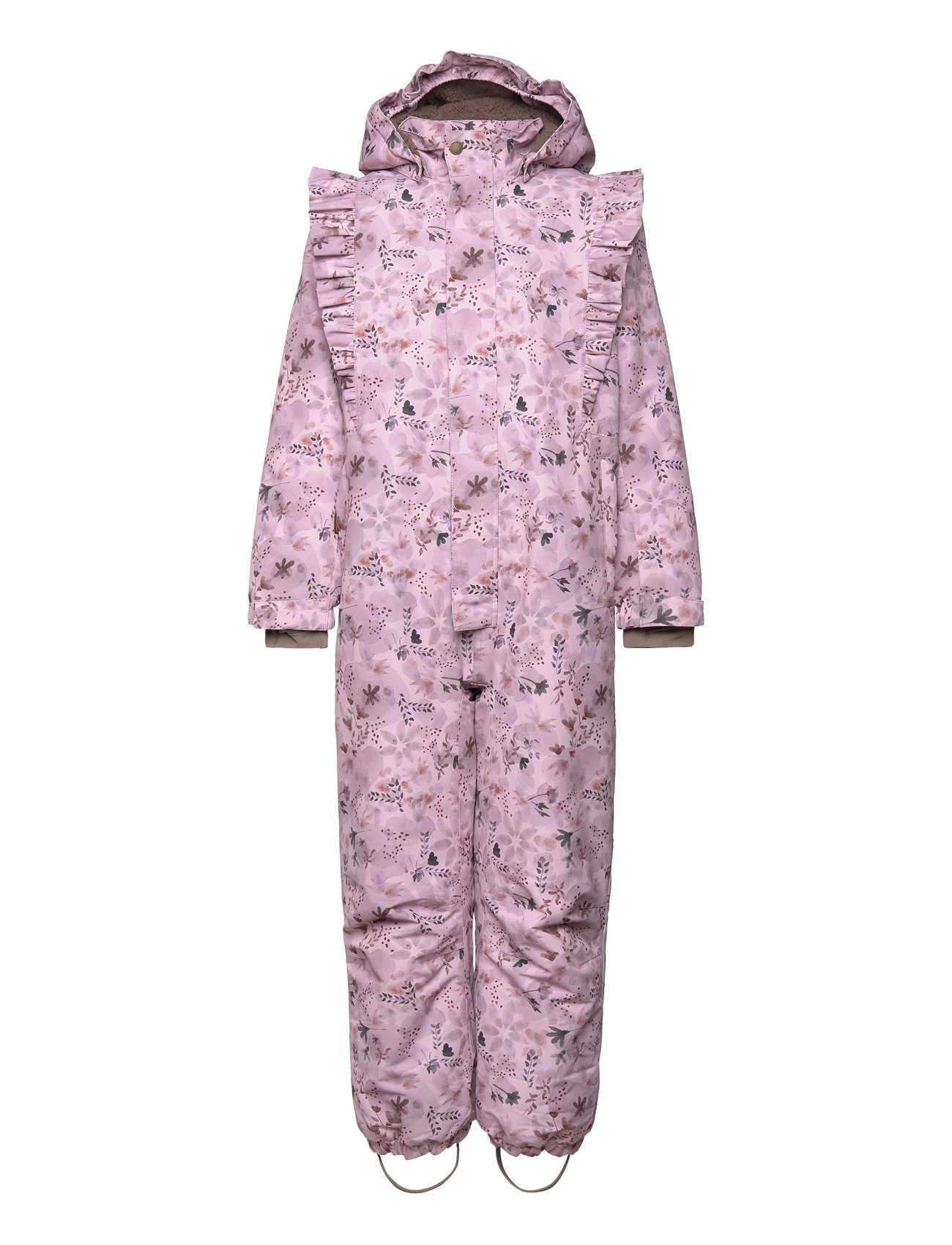 En Fant Snowsuit W. Frills Lila