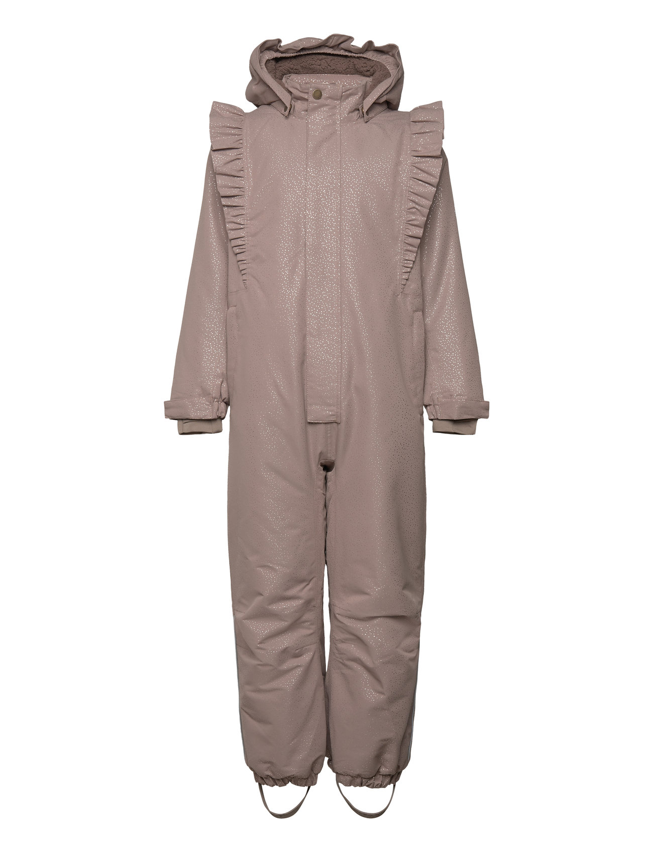 En Fant Snowsuit W. Frills Brun