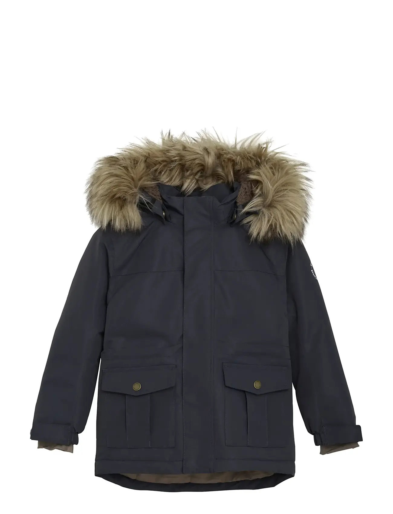 En Fant Jacket Solid, 134, Navy, Jakker Og Frakker > Parkajakker, Børn