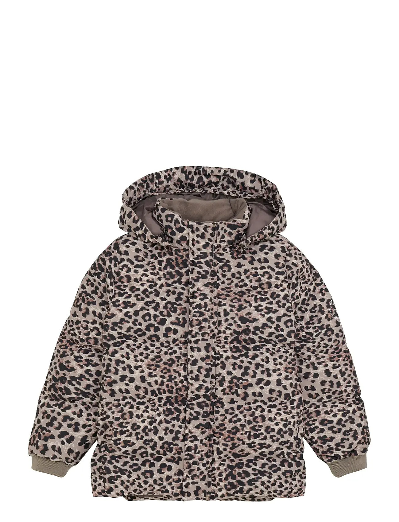 EN FANT Jacke Quilt, Aop Braun - 104 - Kinder