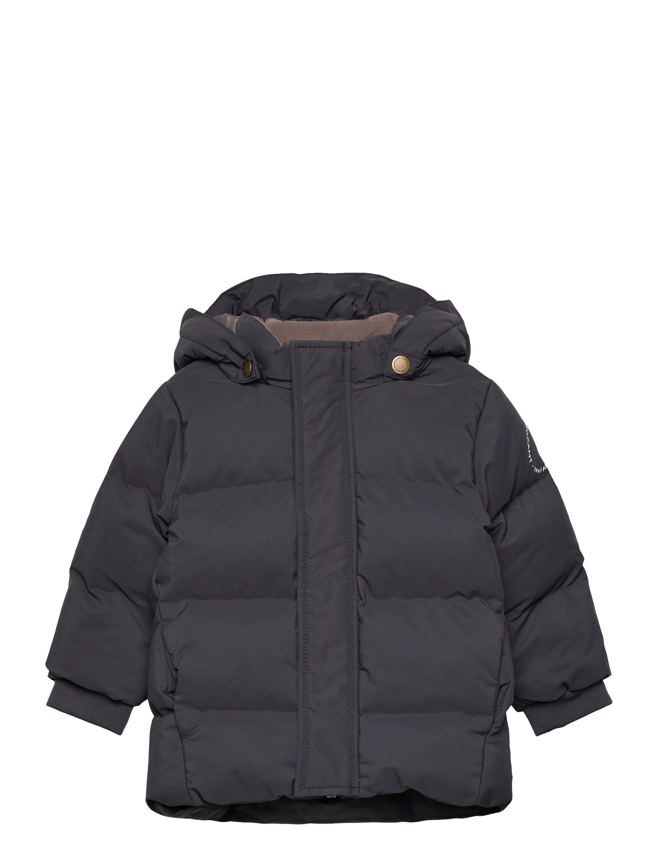 EN FANT Jacke Quilt, Solid Grau - 80 - Kinder