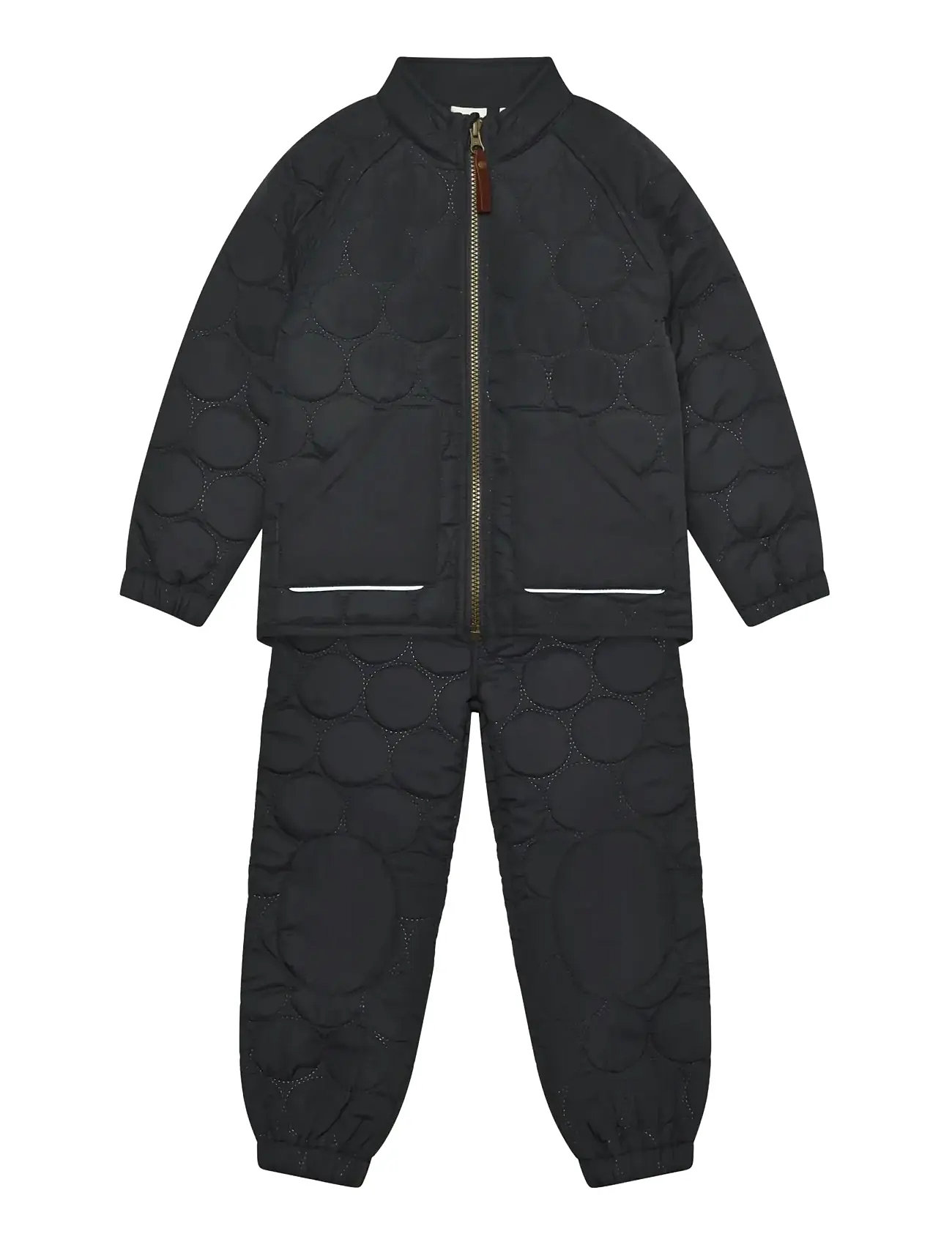 En Fant Thermal Set Soft, Solid, 122, Black, Termo-Yttertøj > Termo-Sæt, Børn