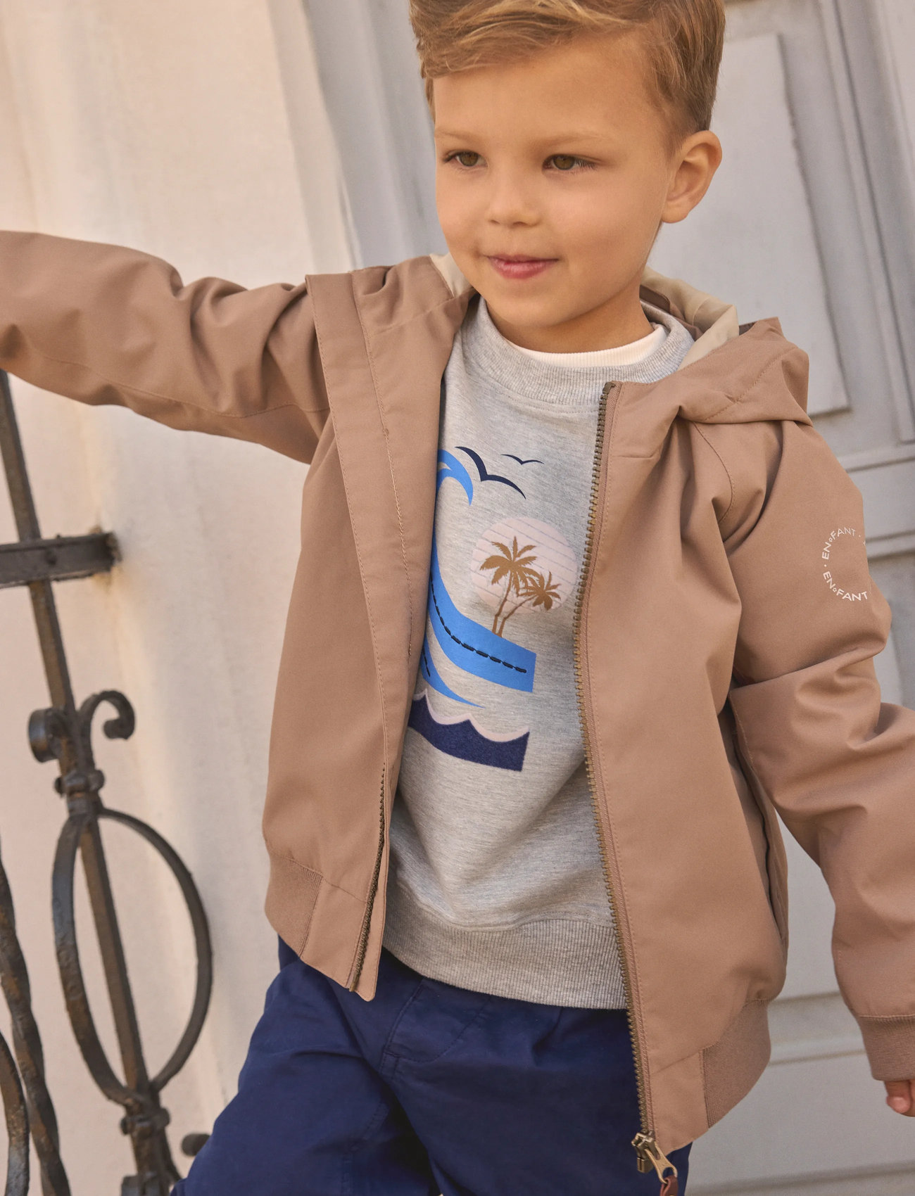 En Fant Bomber Jacket, 152, Brown, Jakker & Frakker > Bomber, Børn